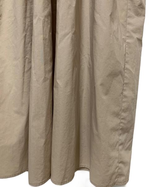 IENA（イエナ）IENA (イエナ) コットンリップルウエストシェイプワンピース ベージュ サイズ:36の古着・服飾アイテム