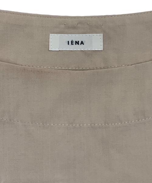 IENA（イエナ）IENA (イエナ) コットンリップルウエストシェイプワンピース ベージュ サイズ:36の古着・服飾アイテム