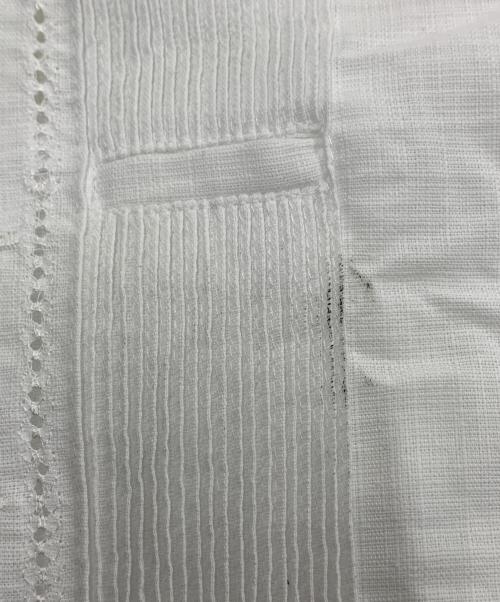 ESTRELLA STANDARD（エストレヤスタンダード）ESTRELLA STANDARD (エストレヤスタンダード) キューバシャツ ホワイト サイズ:42の古着・服飾アイテム