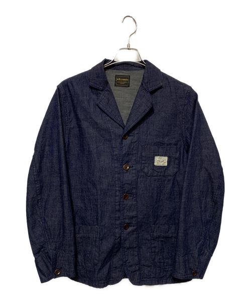 BYGLADHAND（バイグラッドハンド）BYGLADHAND (バイグラッドハンド) デニムカバーオールジャケット インディゴ サイズ:Lの古着・服飾アイテム