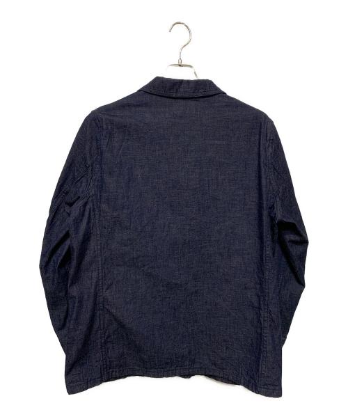 BYGLADHAND（バイグラッドハンド）BYGLADHAND (バイグラッドハンド) デニムカバーオールジャケット インディゴ サイズ:Lの古着・服飾アイテム