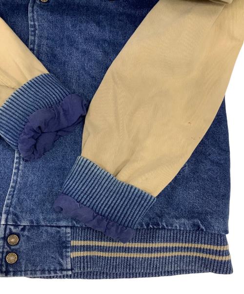 Classic Sportswear inc（クラシック スポーツウェア インク）Classic Sportswear inc (クラシック スポーツウェア インク) デニムスタジャン ブルー サイズ:Lの古着・服飾アイテム