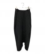 PLEATS PLEASEプリーツプリーズ）の古着「プリーツ変形スカート」｜ブラック