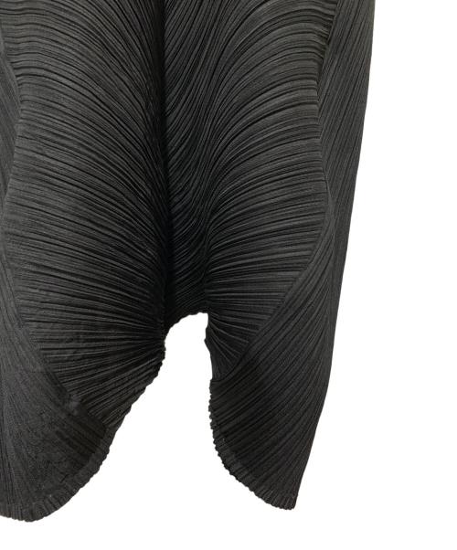 PLEATS PLEASE（プリーツプリーズ）PLEATS PLEASE (プリーツプリーズ) プリーツ変形スカート ブラック サイズ:3の古着・服飾アイテム