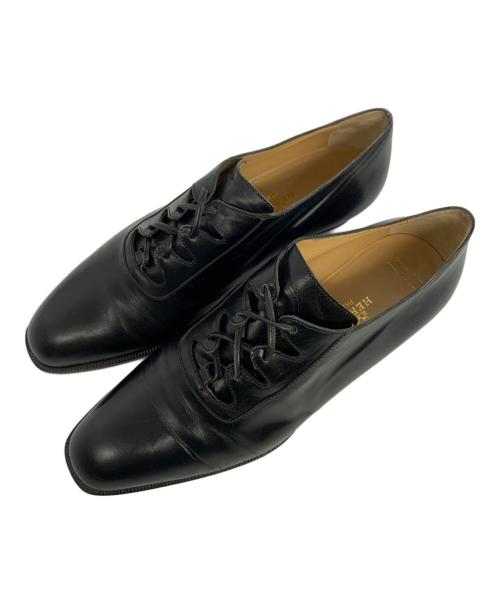 HERMES（エルメス）HERMES (エルメス) ギリーシューズ ブラック サイズ:35 1/2の古着・服飾アイテム