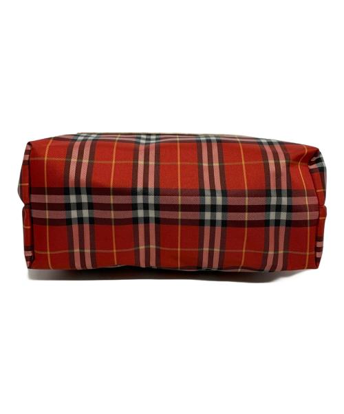 BURBERRY LONDON（バーバリーロンドン）BURBERRY LONDON (バーバリーロンドン) ミニトートバッグ レッドの古着・服飾アイテム