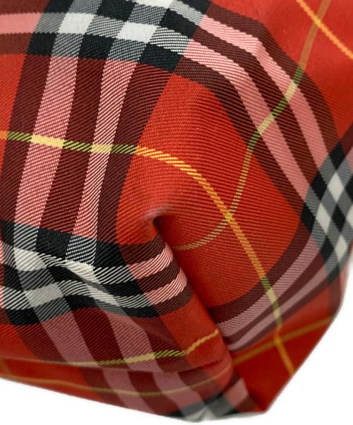 BURBERRY LONDON（バーバリーロンドン）BURBERRY LONDON (バーバリーロンドン) ミニトートバッグ レッドの古着・服飾アイテム