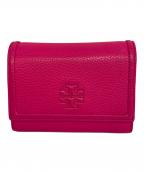 TORY BURCHトリーバーチ）の古着「3つ折り財布」｜ショッキングピンク