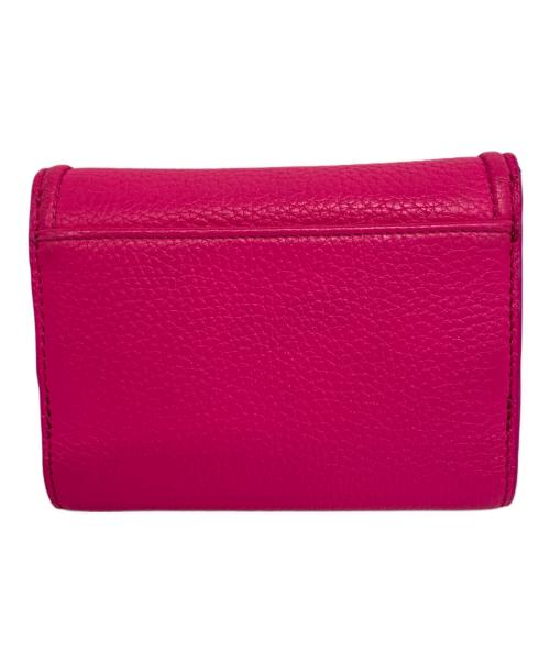 TORY BURCH（トリーバーチ）TORY BURCH (トリーバーチ) 3つ折り財布 ショッキングピンクの古着・服飾アイテム