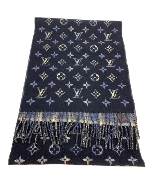 LOUIS VUITTON（ルイ ヴィトン）LOUIS VUITTON (ルイ ヴィトン) グラディエントタータン ネイビーの古着・服飾アイテム