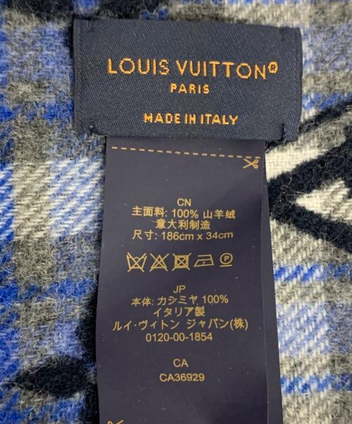 LOUIS VUITTON（ルイ ヴィトン）LOUIS VUITTON (ルイ ヴィトン) グラディエントタータン ネイビーの古着・服飾アイテム