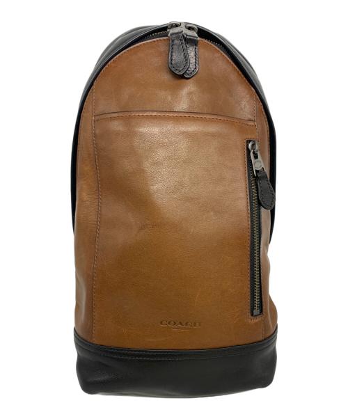 COACH（コーチ）COACH (コーチ) manhattan sling pack ブラウンの古着・服飾アイテム