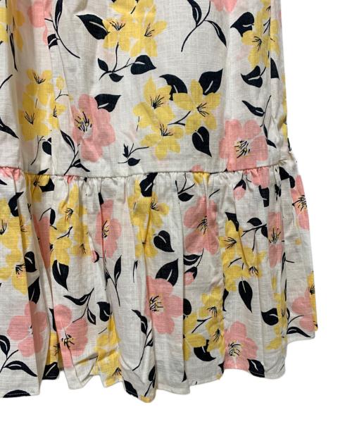 Kate Spade（ケイトスペード）Kate Spade (ケイトスペード) リリィ ブルームス スモック ミディ ドレス マルチカラー サイズ:XSの古着・服飾アイテム