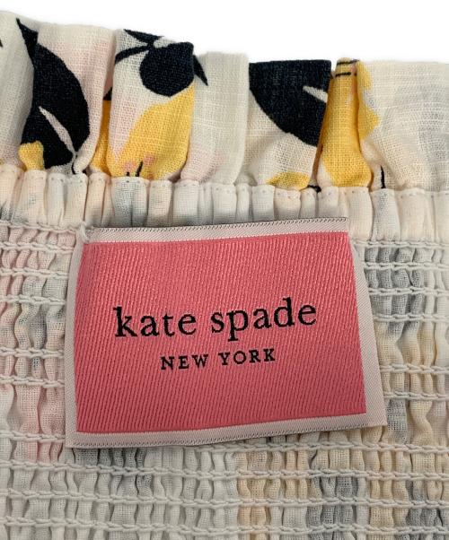 Kate Spade（ケイトスペード）Kate Spade (ケイトスペード) リリィ ブルームス スモック ミディ ドレス マルチカラー サイズ:XSの古着・服飾アイテム