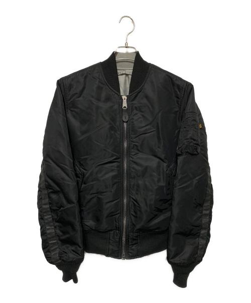 ALPHA（アルファ）ALPHA (アルファ) MA-1ジャケット ブラック サイズ:Mの古着・服飾アイテム