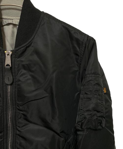 ALPHA（アルファ）ALPHA (アルファ) MA-1ジャケット ブラック サイズ:Mの古着・服飾アイテム