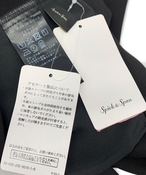 Spick and Span（スピック＆スパン）Spick and Span (スピックアンドスパン) イージーストレートパンツ ブラック サイズ:40 未使用品の古着・服飾アイテム