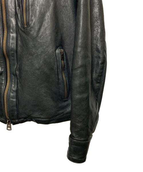 AVIREX（アヴィレックス）AVIREX (アヴィレックス) レザージャケット ブラック サイズ:Mの古着・服飾アイテム