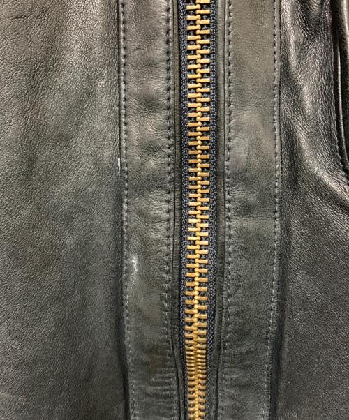 AVIREX（アヴィレックス）AVIREX (アヴィレックス) レザージャケット ブラック サイズ:Mの古着・服飾アイテム