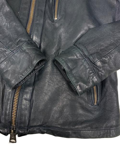 AVIREX（アヴィレックス）AVIREX (アヴィレックス) レザージャケット ブラック サイズ:Mの古着・服飾アイテム