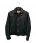 AVIREX（アヴィレックス）の古着「レザージャケット」｜ブラック