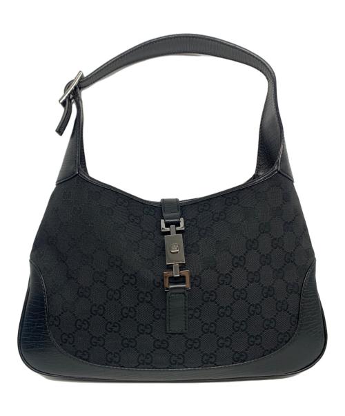GUCCI（グッチ）GUCCI (グッチ) GGジャッキー ワンショルダーバッグ ブラックの古着・服飾アイテム