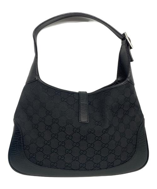 GUCCI（グッチ）GUCCI (グッチ) GGジャッキー ワンショルダーバッグ ブラックの古着・服飾アイテム