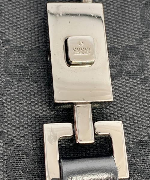GUCCI（グッチ）GUCCI (グッチ) GGジャッキー ワンショルダーバッグ ブラックの古着・服飾アイテム