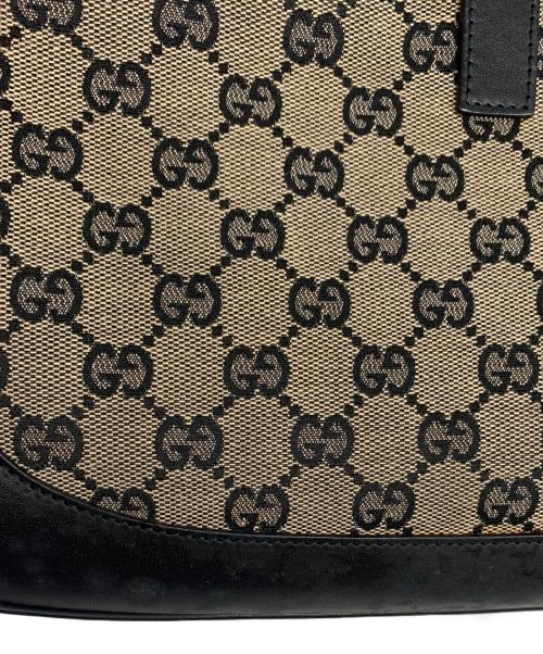 GUCCI（グッチ）GUCCI (グッチ) ワンショルダーバッグ ベージュ×ブラックの古着・服飾アイテム