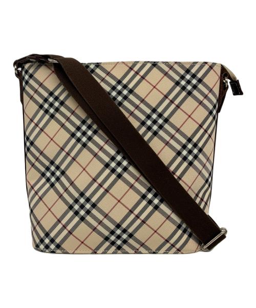 BURBERRY BLUE LABEL（バーバリー ブルー レーベル）BURBERRY BLUE LABEL (バーバリーブルーレーベル) ノバチェック ショルダーバッグ ベージュの古着・服飾アイテム