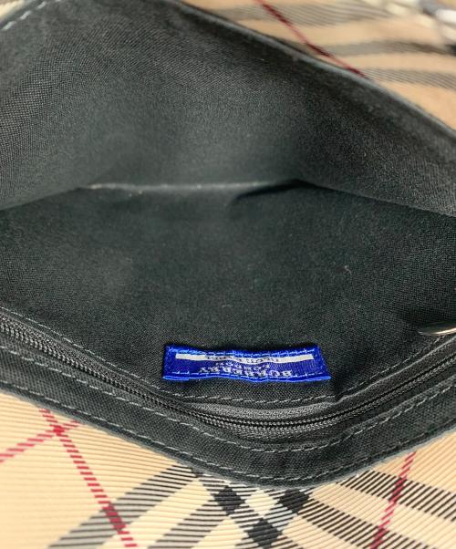 BURBERRY BLUE LABEL（バーバリー ブルー レーベル）BURBERRY BLUE LABEL (バーバリーブルーレーベル) ノバチェック ショルダーバッグ ベージュの古着・服飾アイテム