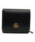 GUCCI（グッチ）の古着「GGマーモント コンパクトウォレット」｜ブラック