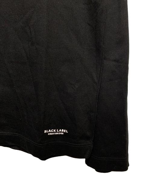 BLACK LABEL CRESTBRIDGE（ブラックレーベル クレストブリッジ）BLACK LABEL CRESTBRIDGE (ブラックレーベル クレストブリッジ) 長袖Tシャツ ブラック サイズ:Mの古着・服飾アイテム