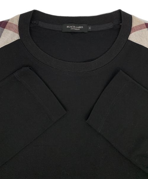 BLACK LABEL CRESTBRIDGE（ブラックレーベル クレストブリッジ）BLACK LABEL CRESTBRIDGE (ブラックレーベル クレストブリッジ) 長袖Tシャツ ブラック サイズ:Mの古着・服飾アイテム