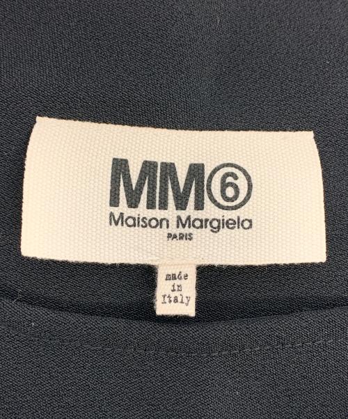 MM6 Maison Margiela（エムエムシックスメゾンマルジェラ）MM6 Maison Margiela (エムエムシックスメゾンマルジェラ) アシンメトリージャガーワンピース ブラック サイズ:Sの古着・服飾アイテム