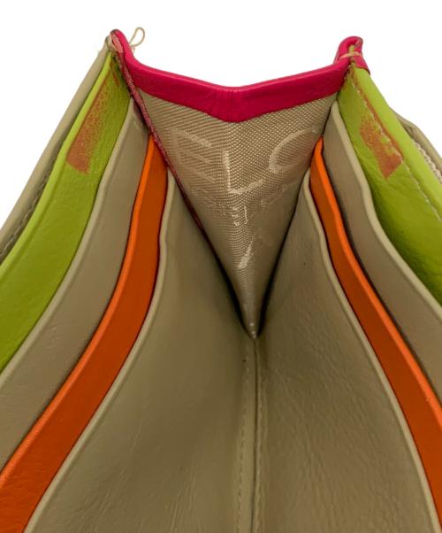 michelangelo（ミケランジェロ）MICHELANGELO (ミケランジェロ) アビステ ビジュー ストーン 長財布 ブラウンの古着・服飾アイテム