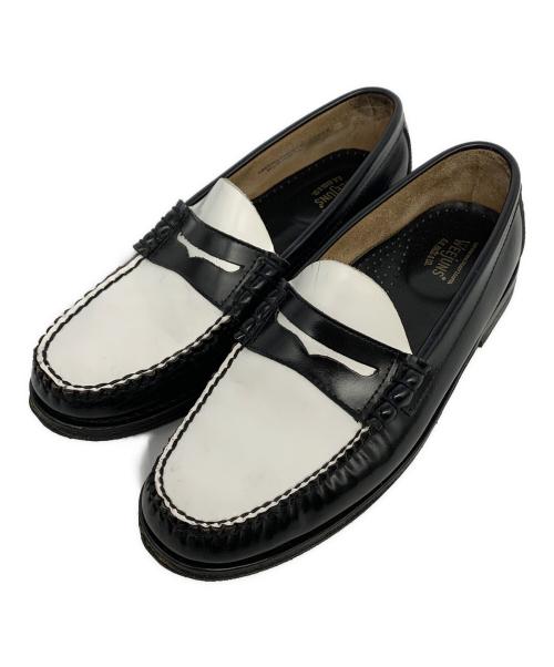 Weejuns（ウィージャン）weejuns (ウィージャン) コインローファー ブラック×ホワイト サイズ:42の古着・服飾アイテム