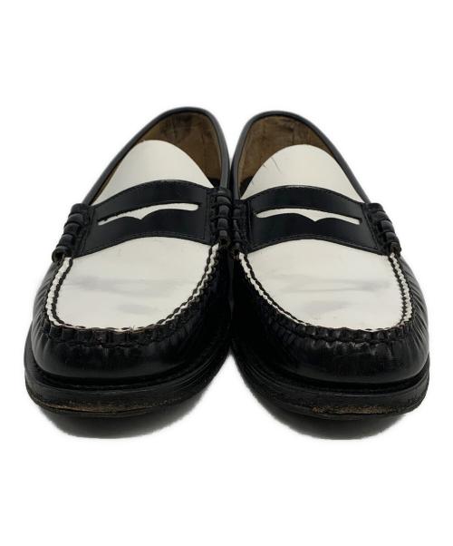 Weejuns（ウィージャン）weejuns (ウィージャン) コインローファー ブラック×ホワイト サイズ:42の古着・服飾アイテム