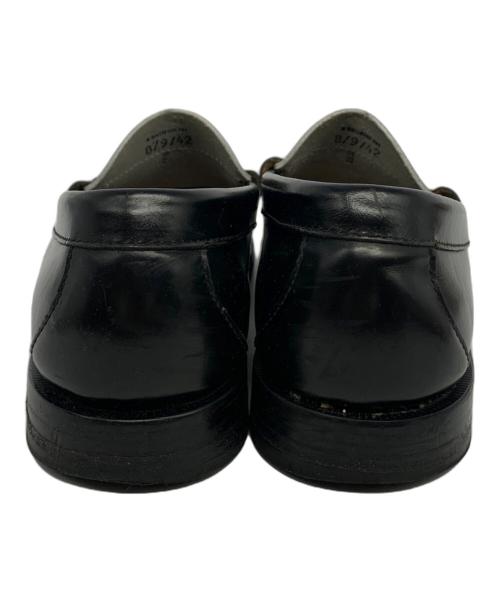 Weejuns（ウィージャン）weejuns (ウィージャン) コインローファー ブラック×ホワイト サイズ:42の古着・服飾アイテム