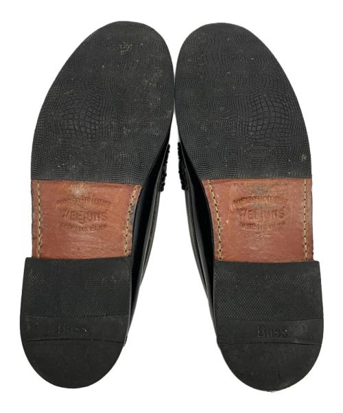 Weejuns（ウィージャン）weejuns (ウィージャン) コインローファー ブラック×ホワイト サイズ:42の古着・服飾アイテム