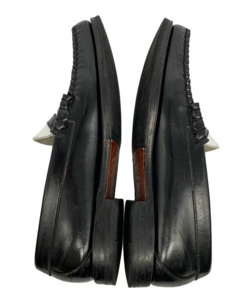 Weejuns（ウィージャン）weejuns (ウィージャン) コインローファー ブラック×ホワイト サイズ:42の古着・服飾アイテム