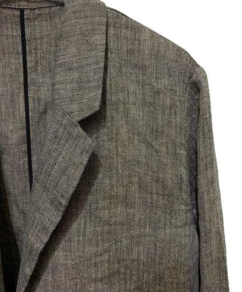 Spick and Span（スピック＆スパン）Spick and Span (スピックアンドスパン) リネンエアリージャケット グレー サイズ:34の古着・服飾アイテム