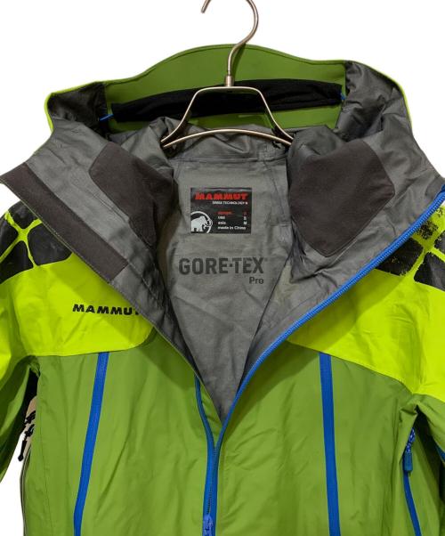 MAMMUT（マムート）MAMMUT (マムート) Albaron Jacket　 黄緑 サイズ:europe Sの古着・服飾アイテム