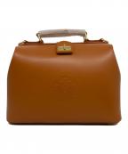 STARBUCKS COFFEEスターバックスコーヒー）の古着「2WAYレザーカフェバッグ」｜ブラウン