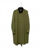 FRED PERRYフレッドペリー）の古着「シャツワンピース」｜グリーン