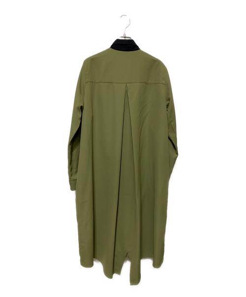 FRED PERRY（フレッドペリー）FRED PERRY (フレッドペリー) シャツワンピース グリーン サイズ:Mの古着・服飾アイテム