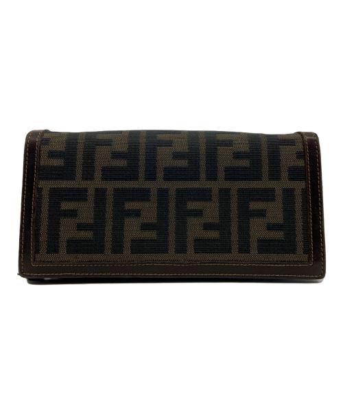 FENDI（フェンディ）FENDI (フェンディ) ズッカ 長財布 ブラウンの古着・服飾アイテム