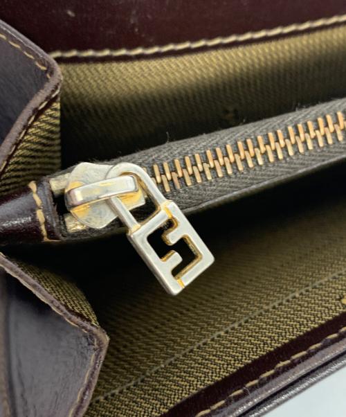 FENDI（フェンディ）FENDI (フェンディ) ズッカ 長財布 ブラウンの古着・服飾アイテム