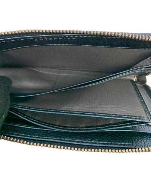 ANTEPRIMA（アンテプリマ）ANTEPRIMA (アンテプリマ) L字ファスナー長財布 ブルーの古着・服飾アイテム