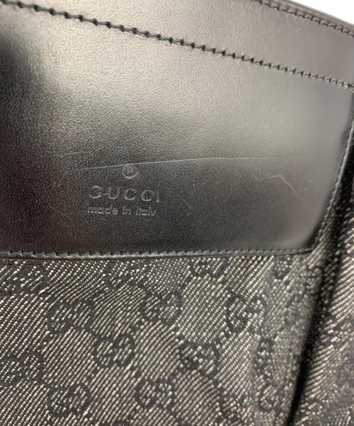 GUCCI（グッチ）GUCCI (グッチ) GGキャンバスウエストポーチ ブラックの古着・服飾アイテム